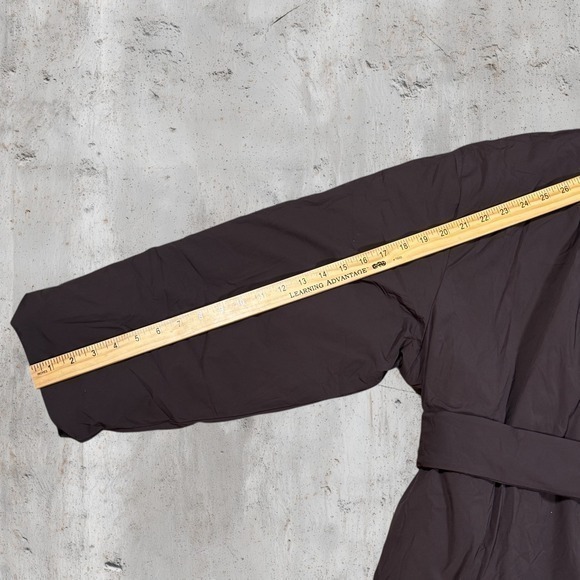 NWOT SKIMS x Nike Woven Nylon Cozy Wrap Coat Phoenix Belted Hooded Oversized Med - Picture 6 of 12